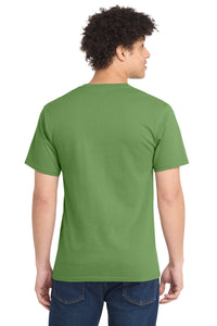 Port & Co Essential Tee - Dill Green Back