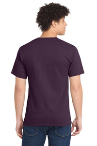 Port & Co Essential Tee - Eggplant Back