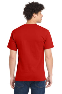 Port & Co Essential Tee - Fiery Red Back