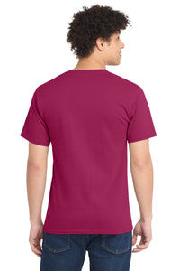 Port & Co Essential Tee - Flush Pink Back