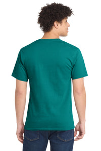 Port & Co Essential Tee - Jade Green Back