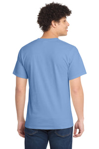 Port & Co Essential Tee - Light Blue Back