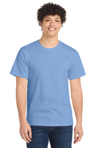 Port & Co Essential Tee - Light Blue