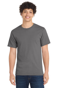 Port & Co Essential Tee - Medium Grey