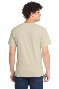 Port & Co Essential Tee - Natural Back