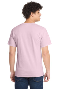 Port & Co Essential Tee - Pale Pink Back