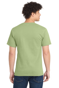 Port & Co Essential Tee - Pistachio Back