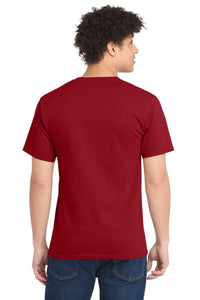 Port & Co Essential Tee - Rich Red Back