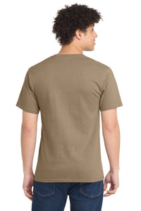 Port & Co Essential Tee - Sand Back