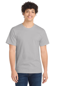 Port & Co Essential Tee - Silver