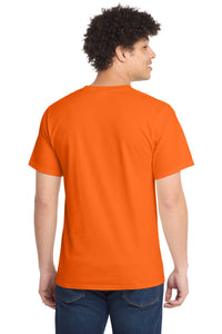 Port & Co Essential Tee - S. Orange Back