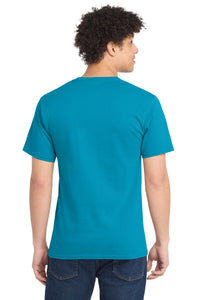 Port & Co Essential Tee - Turquoise Back