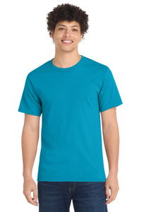 Port & Co Essential Tee - Turquoise