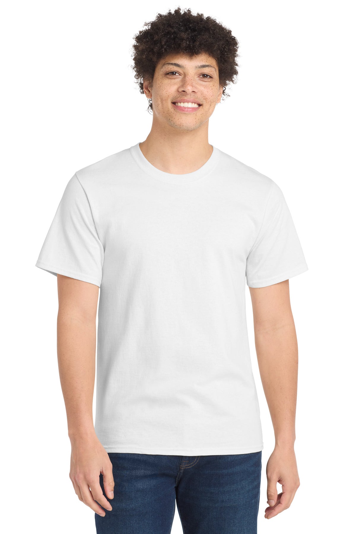 Port & Co Essential Tee - White