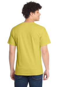 Port & Co Essential Tee - Yellow Back
