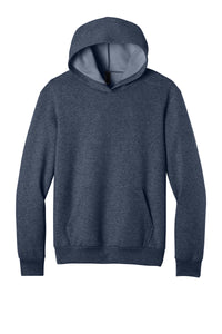 Port & Co Easy Fleece Pullover Hooded Sweatshirt PC68H - Heather Navy