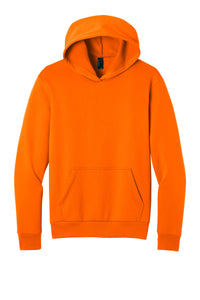 Port & Co Easy Fleece Pullover Hooded Sweatshirt PC68H - S. Orange