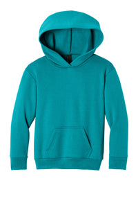 Port & Co Youth Easy Fleece Pullover Hooded Sweatshirt PC68YH - Bright Aqua