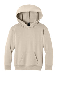 Port & Co Youth Easy Fleece Pullover Hooded Sweatshirt PC68YH - Light Sand
