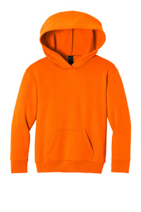 Port & Co Youth Easy Fleece Pullover Hooded Sweatshirt PC68YH - S. Orange