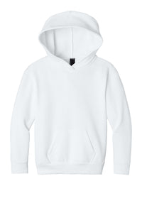 Port & Co Youth Easy Fleece Pullover Hooded Sweatshirt PC68YH - White