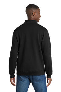 Port & Co Core Fleece Cadet Full-Zip Sweatshirt PC78FZ - Jet Black Back