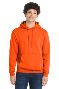 Port & Co Tall Core Fleece Pullover Hooded Sweatshirt PC78HT - S. Orange