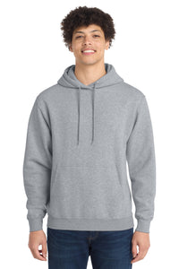 Port & Co Core Fleece Pullover Hooded Sweatshirt - Athletic Heather