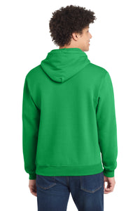 Port & Co Core Fleece Pullover Hooded Sweatshirt - Clover Green Back