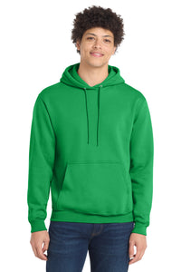 Port & Co Core Fleece Pullover Hooded Sweatshirt - Clover Green