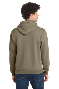 Port & Co Core Fleece Pullover Hooded Sweatshirt - Coyote Brown Back