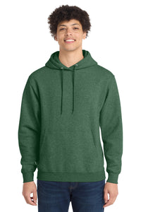 Port & Co Core Fleece Pullover Hooded Sweatshirt - Forest Green Heather