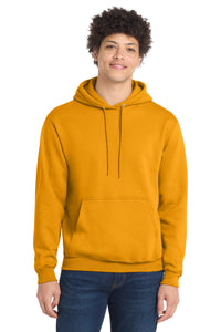Port & Co Core Fleece Pullover Hooded Sweatshirt - Gold