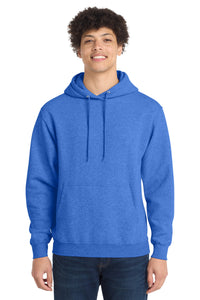 Port & Co Core Fleece Pullover Hooded Sweatshirt - Heather Royal