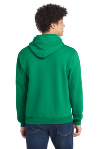 Port & Co Core Fleece Pullover Hooded Sweatshirt - Kelly Back