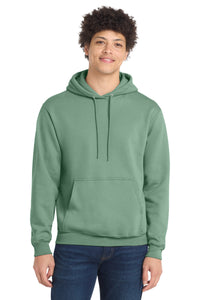 Port & Co Core Fleece Pullover Hooded Sweatshirt - Laurel Green