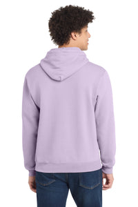 Port & Co Core Fleece Pullover Hooded Sweatshirt - Lavender Back