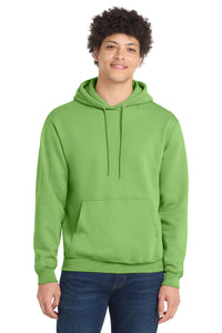 Port & Co Core Fleece Pullover Hooded Sweatshirt - Lime