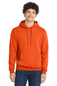 Port & Co Core Fleece Pullover Hooded Sweatshirt - Orange