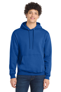 Port & Co Core Fleece Pullover Hooded Sweatshirt - Royal