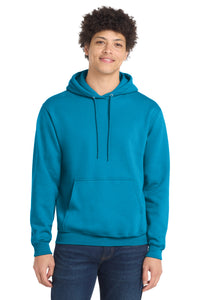 Port & Co Core Fleece Pullover Hooded Sweatshirt - Sapphire