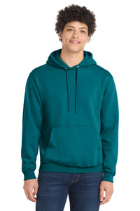 Port & Co Core Fleece Pullover Hooded Sweatshirt - Teal