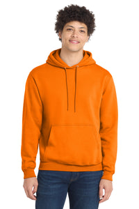 Port & Co Core Fleece Pullover Hooded Sweatshirt - Tennessee Orange