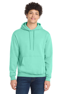 Port & Co Core Fleece Pullover Hooded Sweatshirt - True Celadon