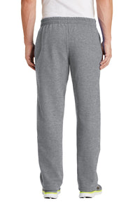 Port & Co Core Fleece Sweatpant with Pockets - Athletic Heather Back