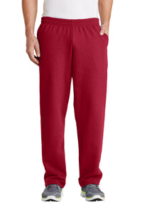 Port & Co Core Fleece Sweatpant with Pockets - Red