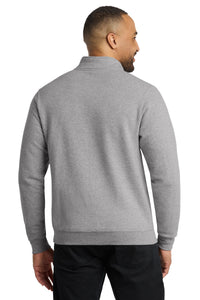 Port & Co Core Fleece 1/4-Zip Pullover Sweatshirt PC78Q - Athletic Heather Back