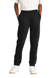 Port & Co Youth Core Fleece Jogger - Jet Black