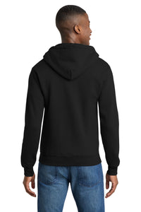 Port & Co Core Fleece Full-Zip Hooded Sweatshirt - Jet Black Back