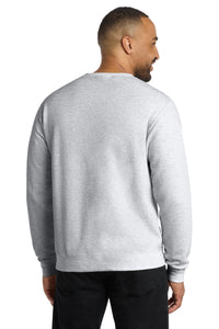 Port & Co Core Fleece Crewneck Sweatshirt - Ash Back